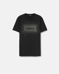 Versace - Crystal '90s Vintage Logo T-shirt - Lyst