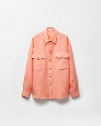 Versace - Linen Loose Shirt - Lyst