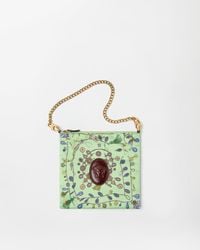 Versace - Cabine Printed Duchesse Shoulder Bag - Lyst