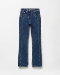Versace - High-Waist Straight Jeans - Lyst