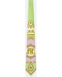 Versace - Printed Silk Twill Tie - Lyst