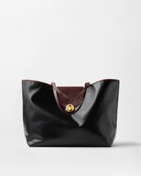 Versace - Vivian Large Coated Canvas Tote - Lyst