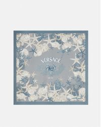 Versace - University Silk Foulard 90 Cm - Lyst