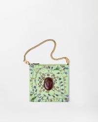 Versace - Cabine Printed Duchesse Shoulder Bag - Lyst