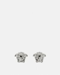 Versace - Orecchini A Bottone La Medusa - Lyst