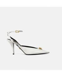 Versace - 85Mm La Medusa-Head Pointed-Toe Pumps - Lyst