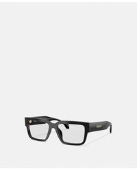 Versace - Signature Rectangular Glasses - Lyst