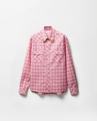 Versace - Checked Cotton-Poplin Slim Shirt - Lyst