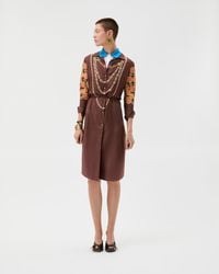 90s Dress Black With Gold Chains Net A Porter Versace Short Dresses Versace  Jungle Print Silk
