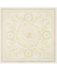 Versace - Barocco Large Silk Foulard 90 Cm - Lyst