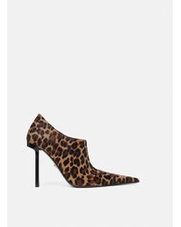 Versace - Leopard Slice Ankle Boots 105 Mm - Lyst