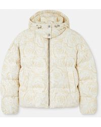 Versace - Printed Padded Jacket - Lyst