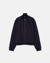 Versace - Barocco Jacquard Towel Zip Sweatshirt - Lyst