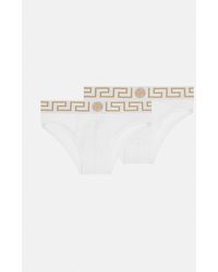 Versace - Greca Border Briefs 2-pack - Lyst