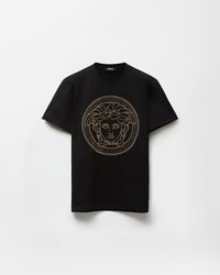 Versace - Crystal Medusa T-shirt - Lyst