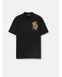 Versace - Embroidered Chinese New Year Polo Shirt - Lyst