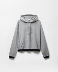 Versace - Printed Cotton-Jersey Hoodie - Lyst