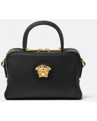 Versace - La Medusa Mini Boston Tasche Aus Leder - Lyst