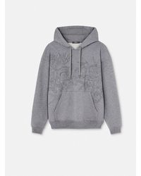 Versace - Embroidered Barocco Sea Hoodie - Lyst
