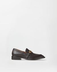 Versace - Primo Leather Loafers - Lyst