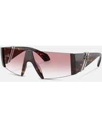 Versace - Edge Mask Sunglasses - Lyst