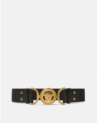Versace - Medusa '95 Leather Belt 4 Cm - Lyst
