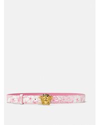 Versace - Wendbarer Underwater Barocco Gürtel 3 Cm - Lyst