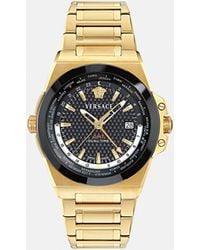 Versace - Greca Reaction Gmt Uhr - Lyst