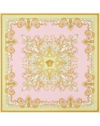 Versace - Printed Silk Twill Scarf 90 Cm - Lyst