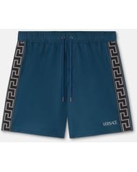 Versace - Jacquard Swim Boardshorts - Lyst