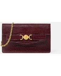 Versace - Medusa '95 Croc-Effect Clutch - Lyst