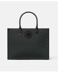 Versace - V Allover La Medusa Large Tote Bag - Lyst