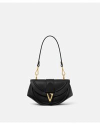 Versace - Virtus Kleine Schultertasche Aus Leder - Lyst