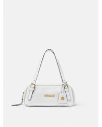 Versace - Tag Nappa Bowling Bag - Lyst