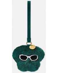 Versace - Medusa Fluffy Shearling Charm - Lyst