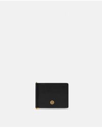 Versace - Medusa Biggie Leather Clip Wallet - Lyst