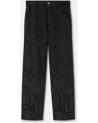 Versace - Jacquard Cotton Carpenter Pants - Lyst