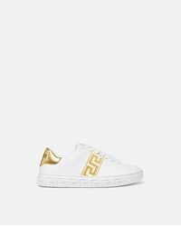 Versace - Zapatillas con bordado del logo - Lyst
