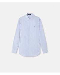 Versace - Medusa-Embroidered Shirt - Lyst