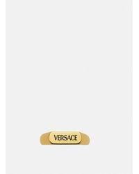 Versace - Logo Ring - Lyst