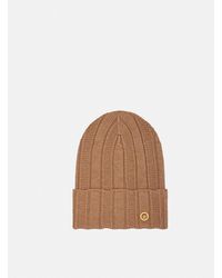 Versace - Medusa Ribbed Knit Beanie - Lyst