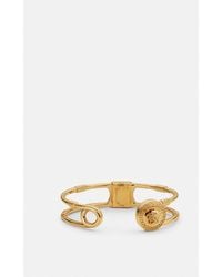 Versace - Safety Pin Bracelet - Lyst