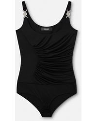 Versace - Medusa Ruched Bodysuit - Lyst