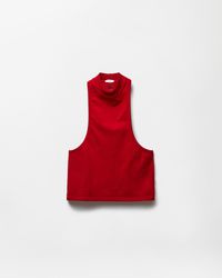 Versace - Embroidered-Logo Stretch Cotton-Jersey Tank Top - Lyst