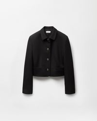 Versace - Grain De Poudre Wool Jacket - Lyst