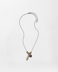 Versace - Logo Tag Halskette - Lyst