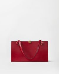 Versace - Severine Tote Bag Aus Leder - Lyst