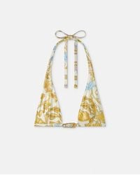 Versace - Underwater Barocco Bikini Top - Lyst
