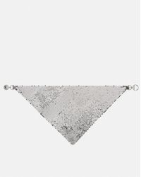 Versace - Bandana-Halskette Aus Metallgeflecht - Lyst