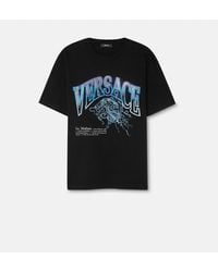 Versace - Crystal La Medusa Varsity T-Shirt - Lyst
